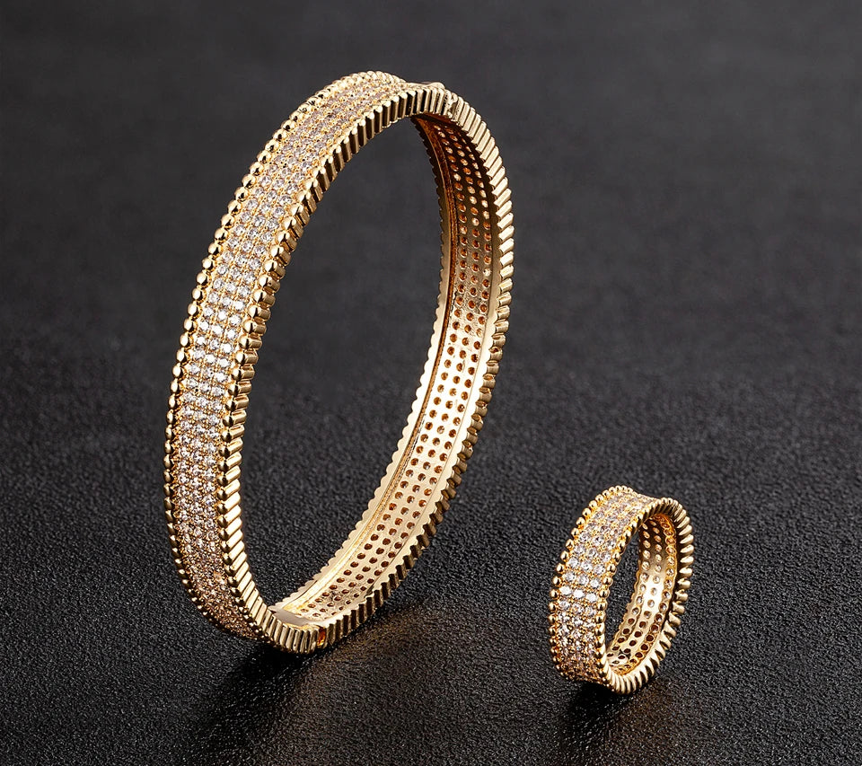 Cubic Zirconia Bangle Bracelet