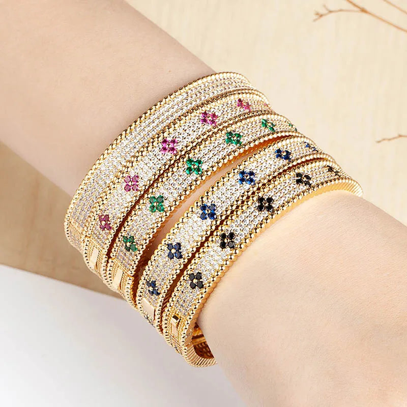 Cubic Zirconia Bangle Bracelet