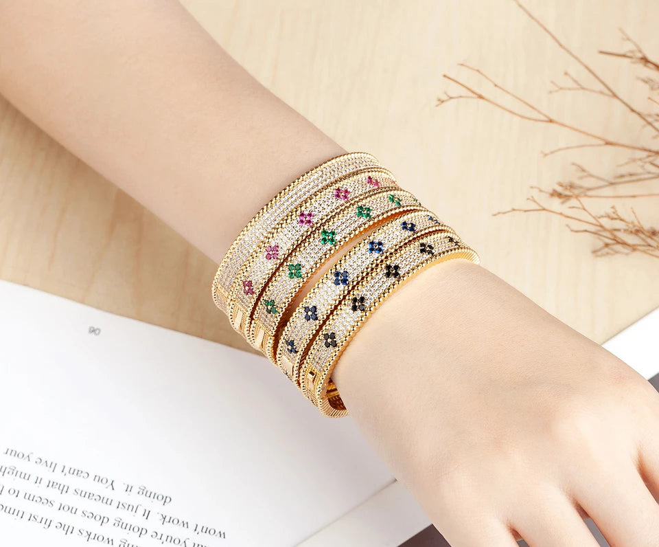 Cubic Zirconia Bangle Bracelet