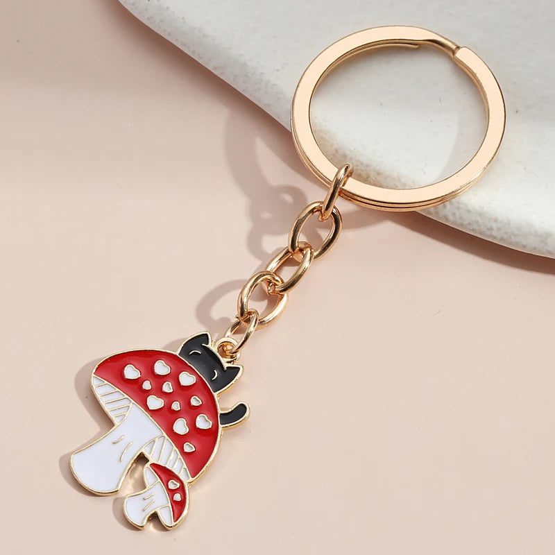 Red Mushroom Keychain