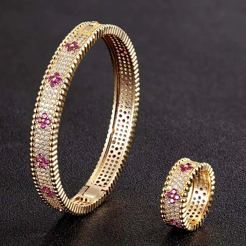 Cubic Zirconia Bangle Bracelet