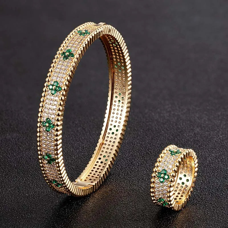 Cubic Zirconia Bangle Bracelet