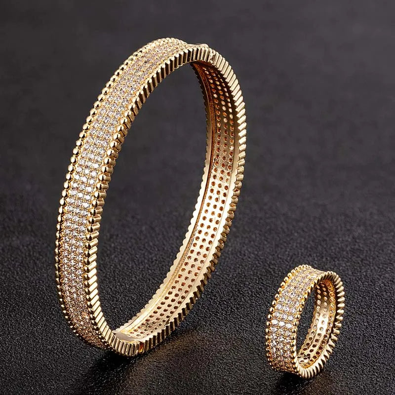 Cubic Zirconia Bangle Bracelet