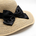 Women's Wide Brim Straw Sun Hat - Elegant Beach & Summer Protection